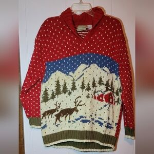 Liz Claiborne knitted Winter sweater. Women's  medium